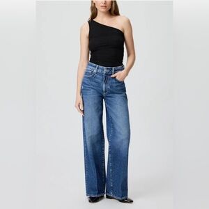 PAIGE Sasha Wide Leg Jean Modernism 27